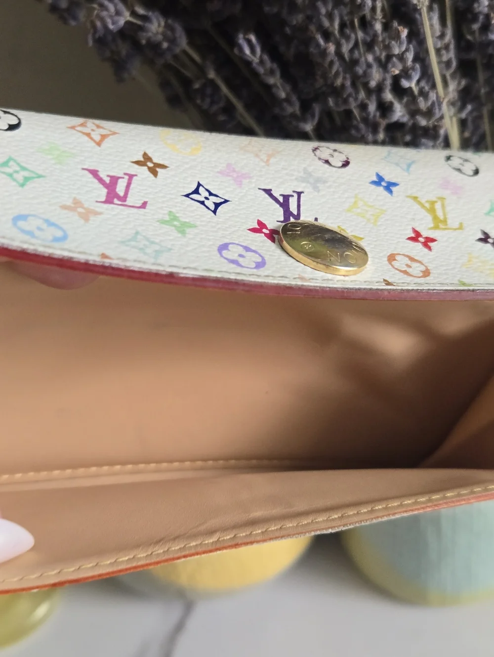 Vintage Louis Vuitton Murakami Multicolor Monogram Leather Long Wallet - Picture 11 of 15